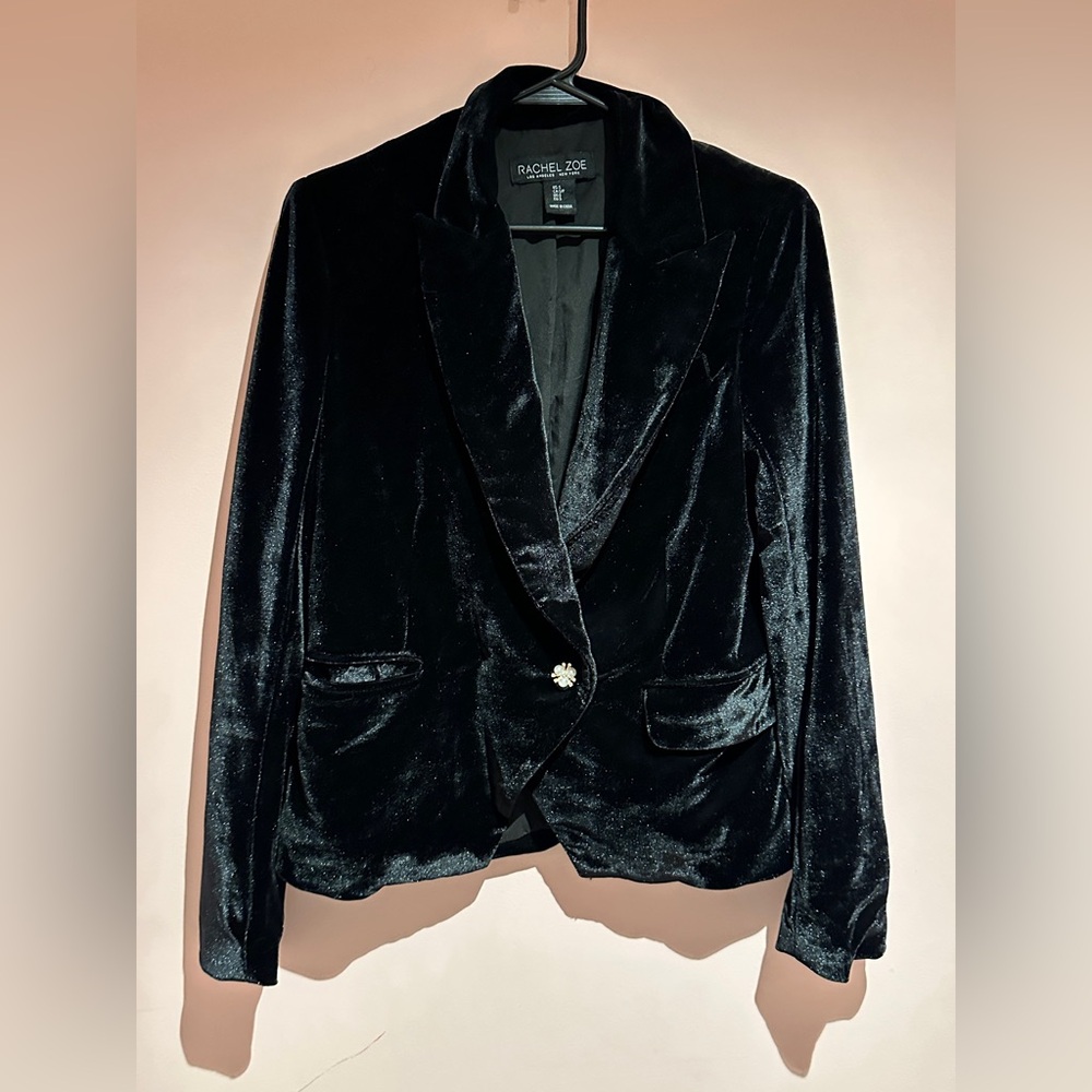 Rachel Zoe velvet blazer
